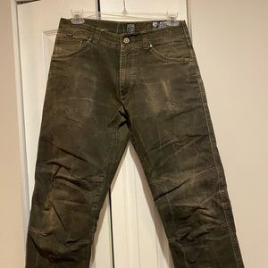 Kuhl Crag Series Pants Mens Sized Pants 32x32 Mountain Outdoor Hiking Dk. Green